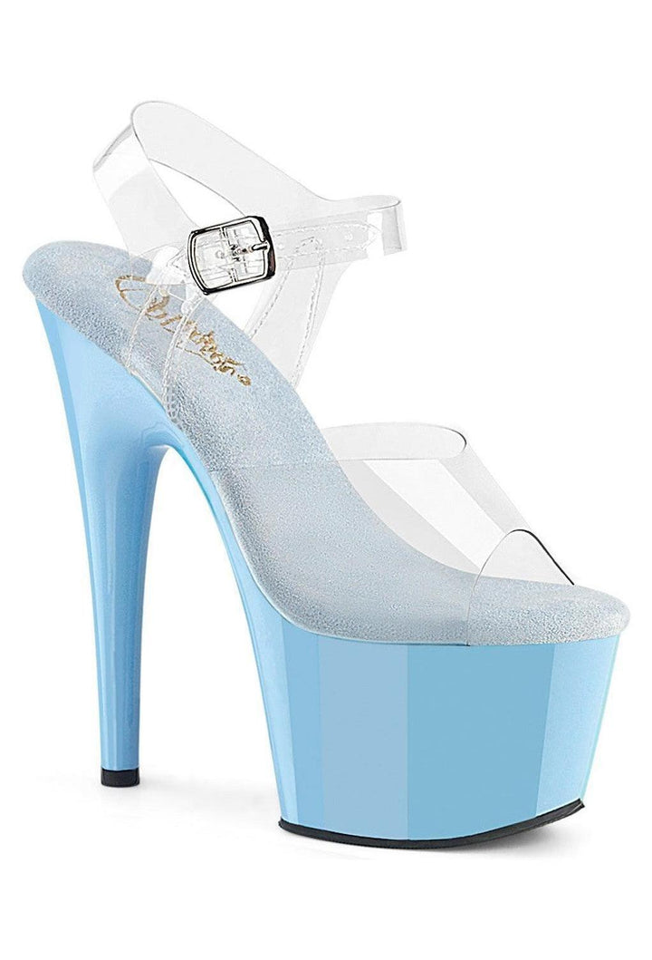 Pleaser Clear Sandals Platform Stripper Shoes | Buy at Sexyshoes.com