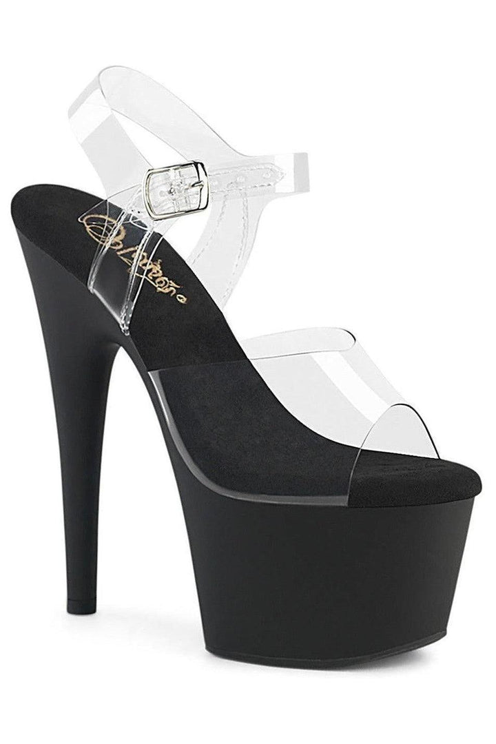 Pleaser Clear Sandals Platform Stripper Shoes | Buy at Sexyshoes.com