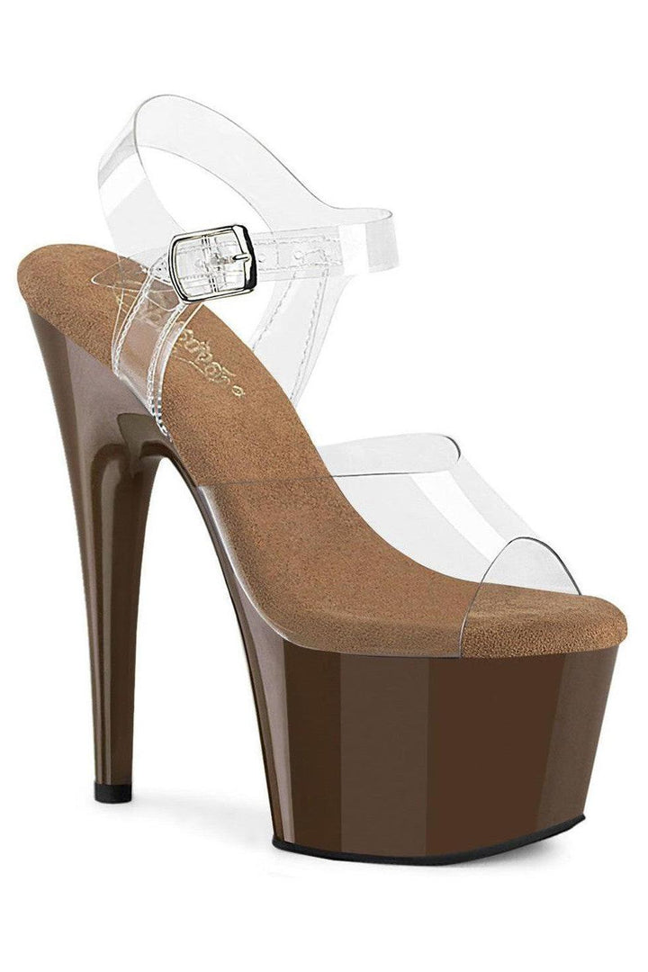 Pleaser Clear Sandals Platform Stripper Shoes | Buy at Sexyshoes.com