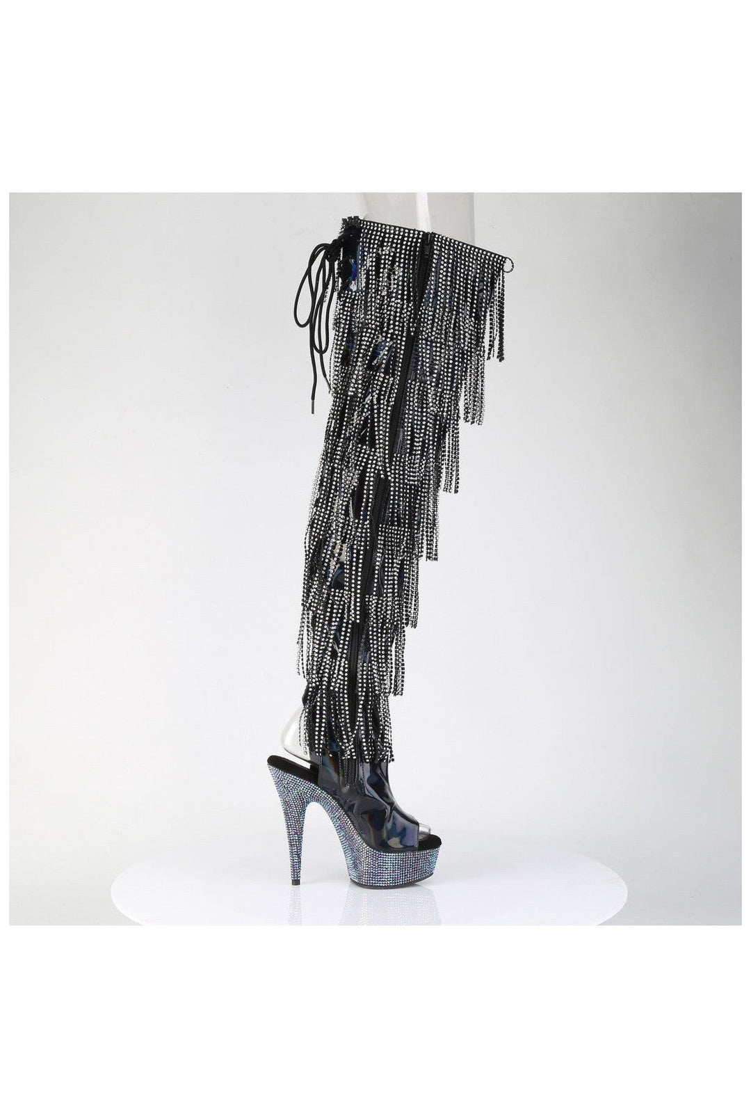 Pleaser Thigh Boots Platform Stripper Shoes | Buy at Sexyshoes.com