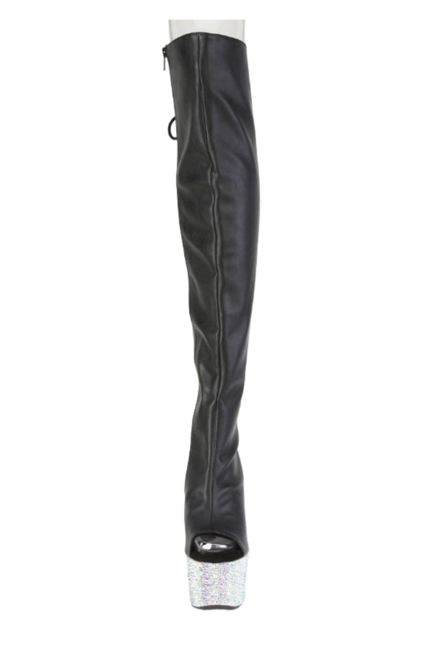 Pleaser Thigh Boots Platform Stripper Shoes | Buy at Sexyshoes.com