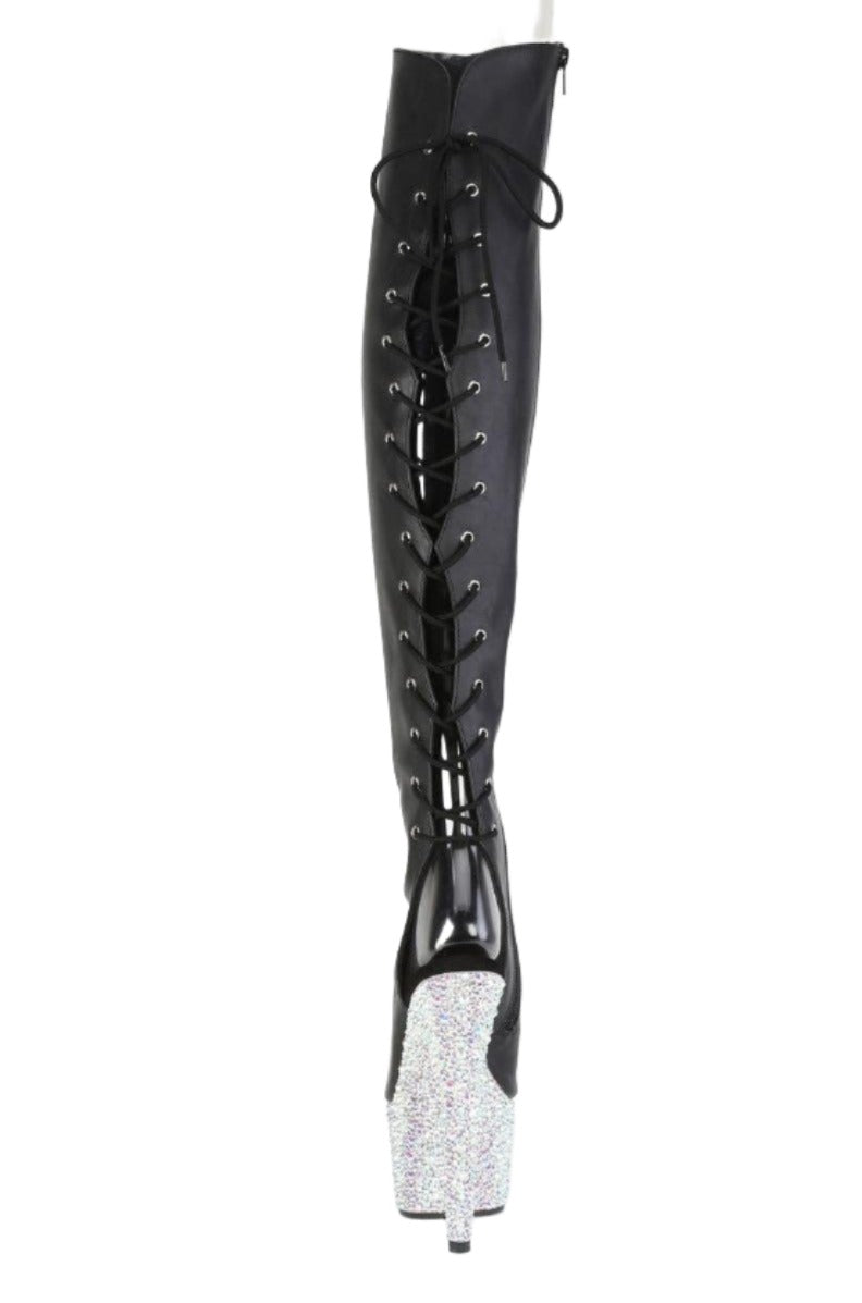 Pleaser Thigh Boots Platform Stripper Shoes | Buy at Sexyshoes.com