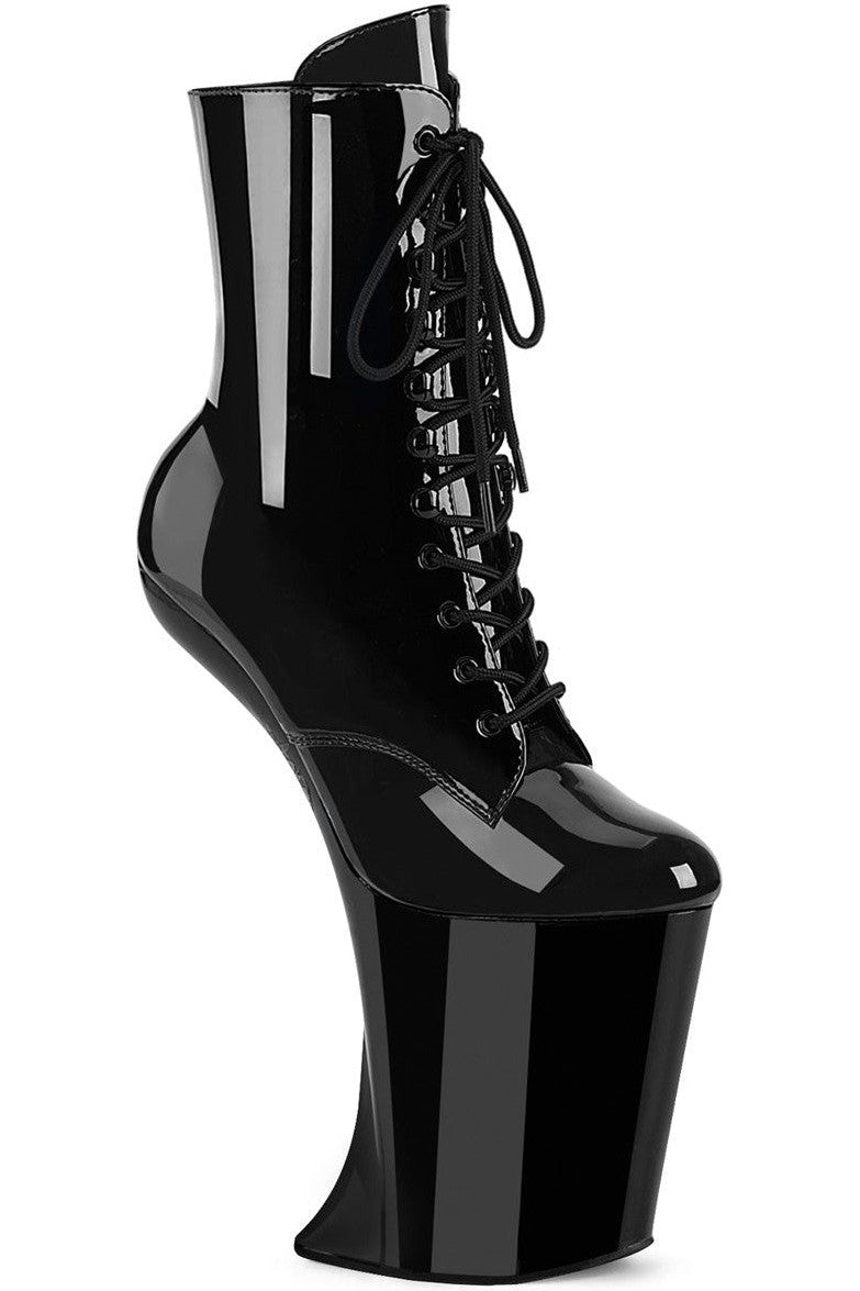 Pleaser Black Ankle Boots Platform Stripper Shoes | Buy at Sexyshoes.com