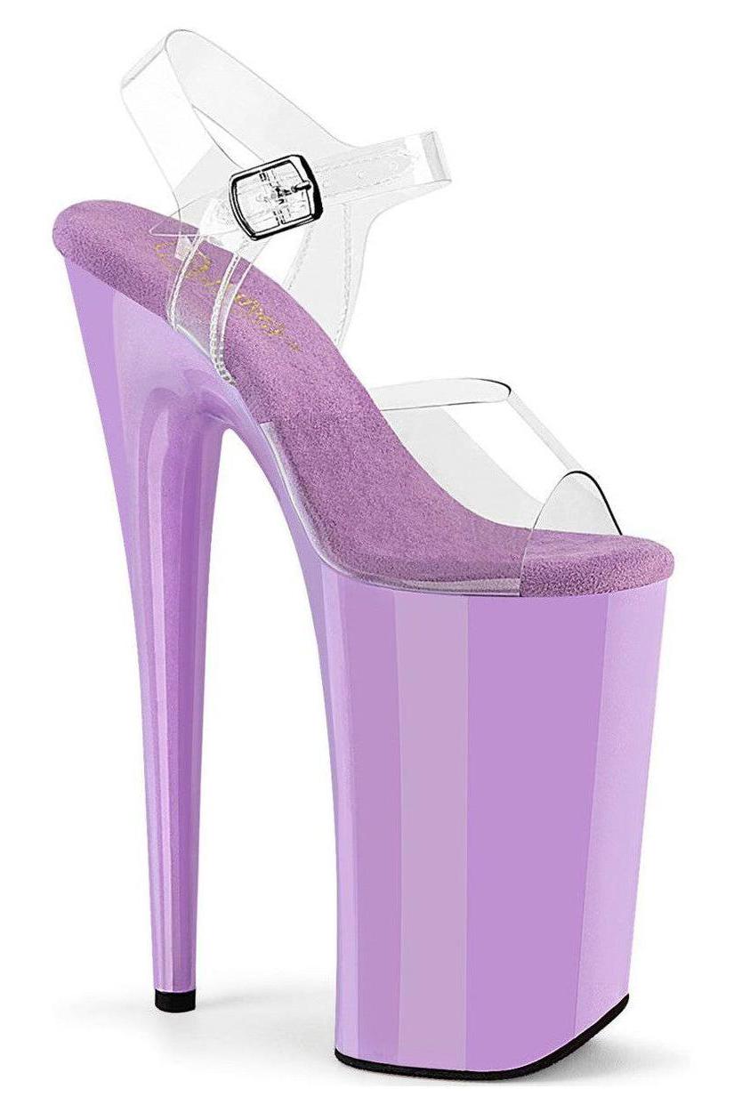 Pleaser Clear Sandals Platform Stripper Shoes | Buy at Sexyshoes.com