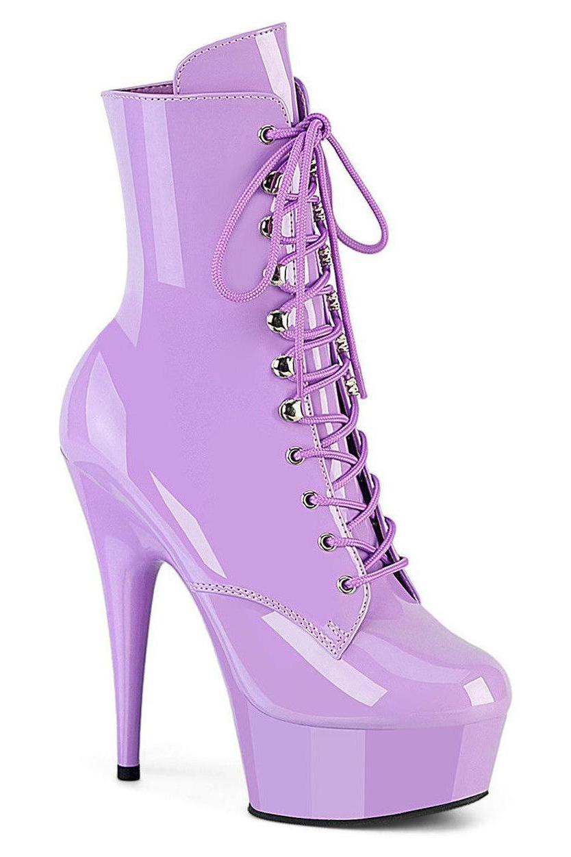 Pleaser Purple Ankle Boots Platform Stripper Shoes | Buy at Sexyshoes.com