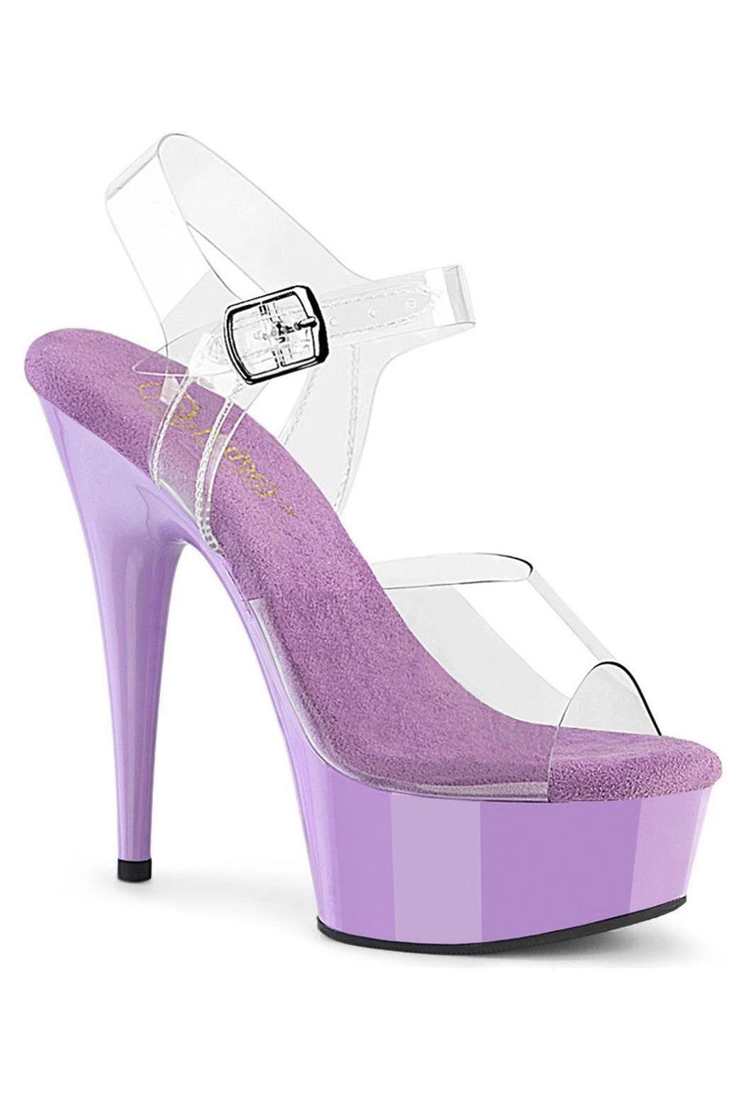 Pleaser Clear Sandals Platform Stripper Shoes | Buy at Sexyshoes.com