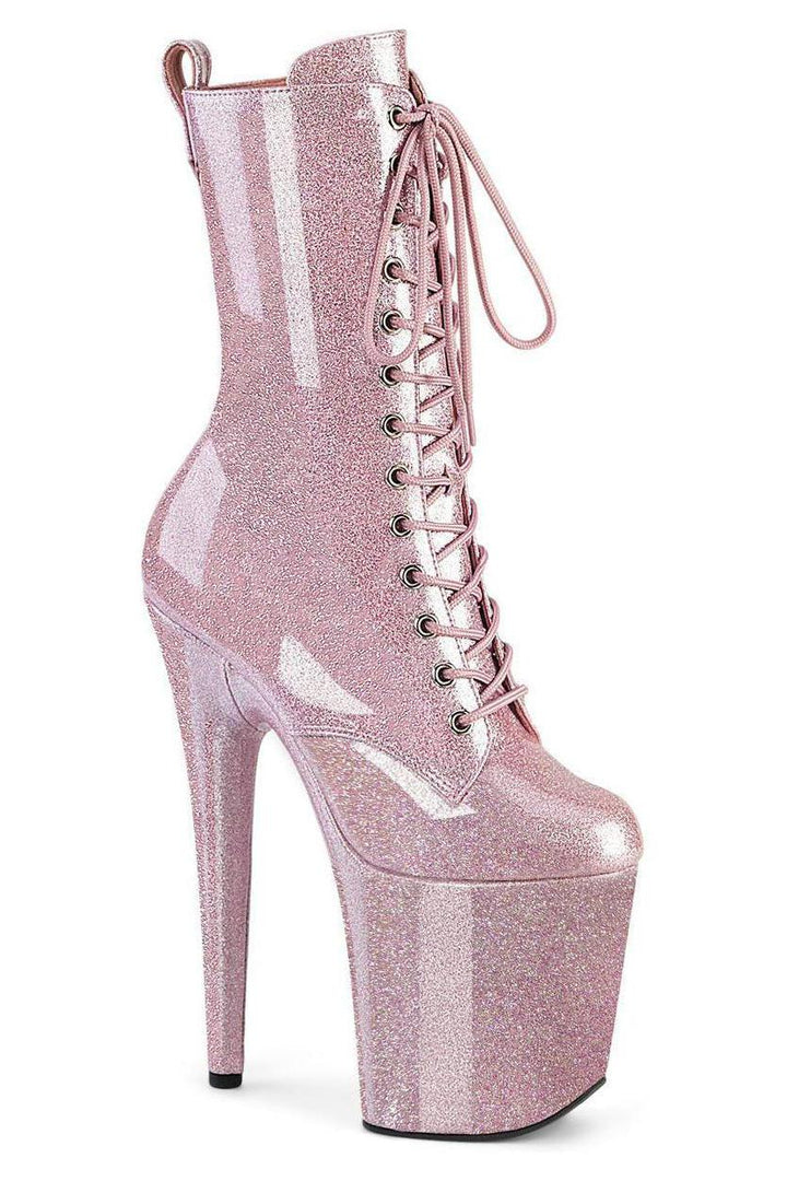 Pleaser Pink Ankle Boots Platform Stripper Shoes | Buy at Sexyshoes.com