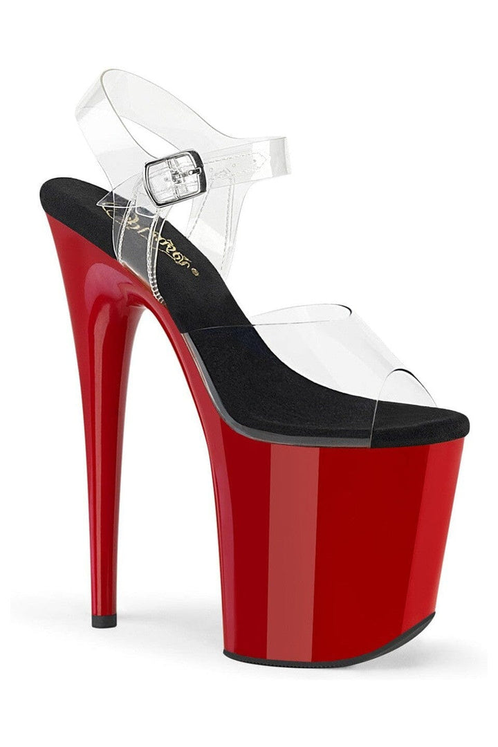 Pleaser Clear Sandals Platform Stripper Shoes | Buy at Sexyshoes.com