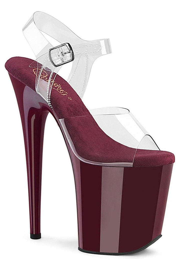 Pleaser Clear Sandals Platform Stripper Shoes | Buy at Sexyshoes.com