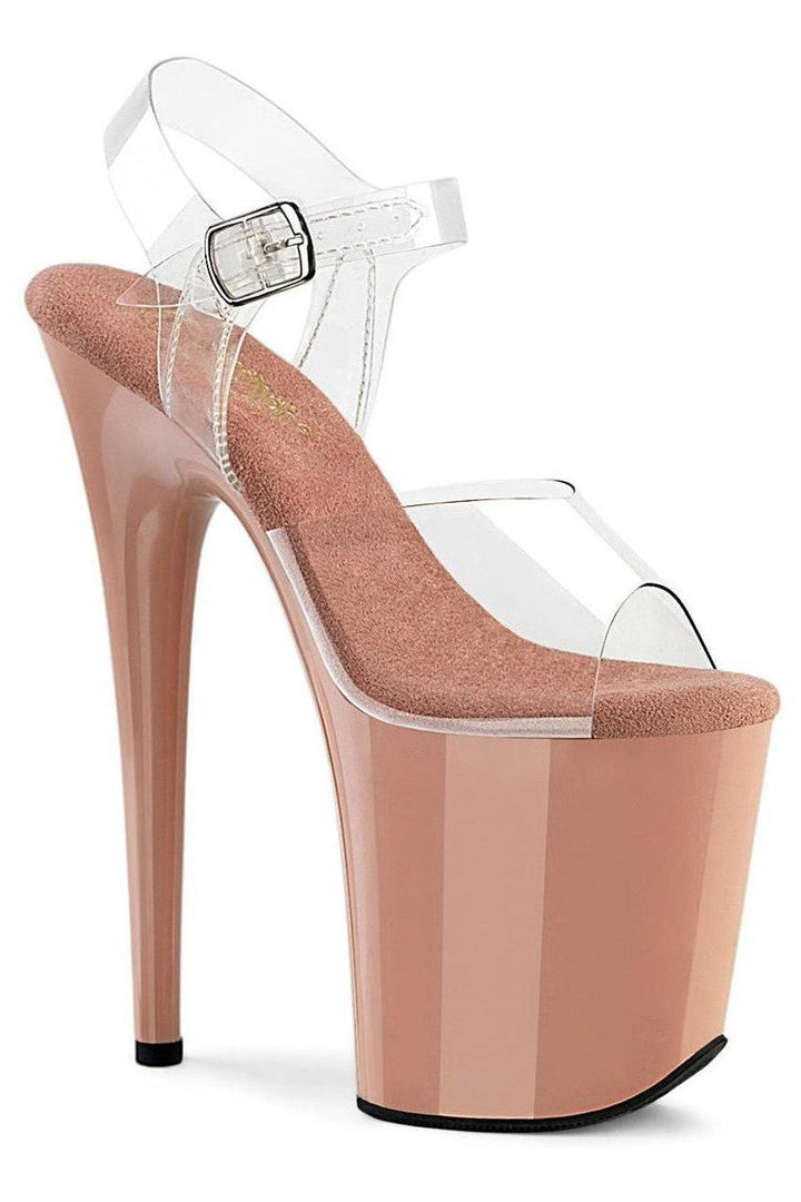 Pleaser Clear Sandals Platform Stripper Shoes | Buy at Sexyshoes.com