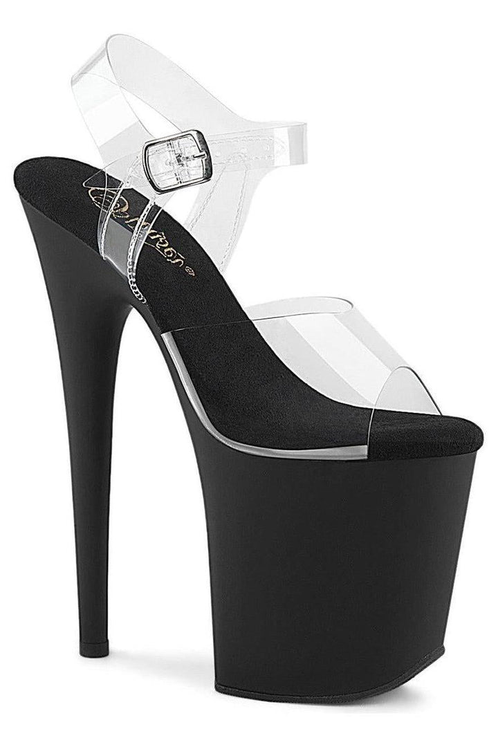 Pleaser Clear Sandals Platform Stripper Shoes | Buy at Sexyshoes.com