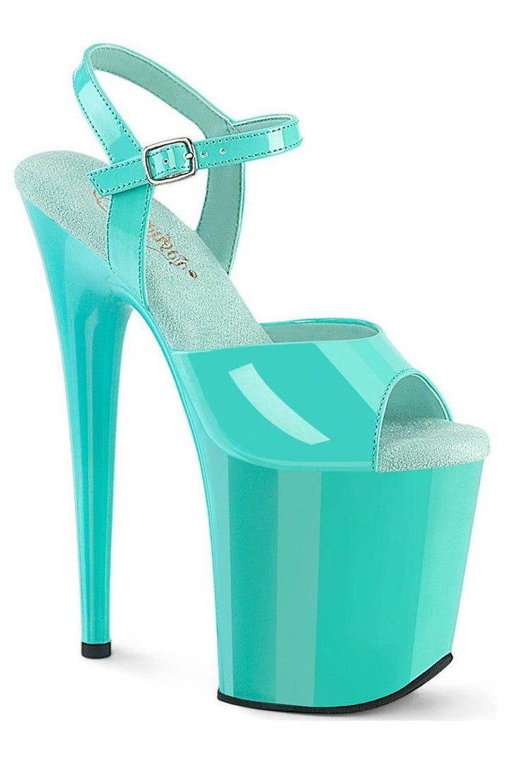 Pleaser Turquoise Sandals Platform Stripper Shoes | Buy at Sexyshoes.com