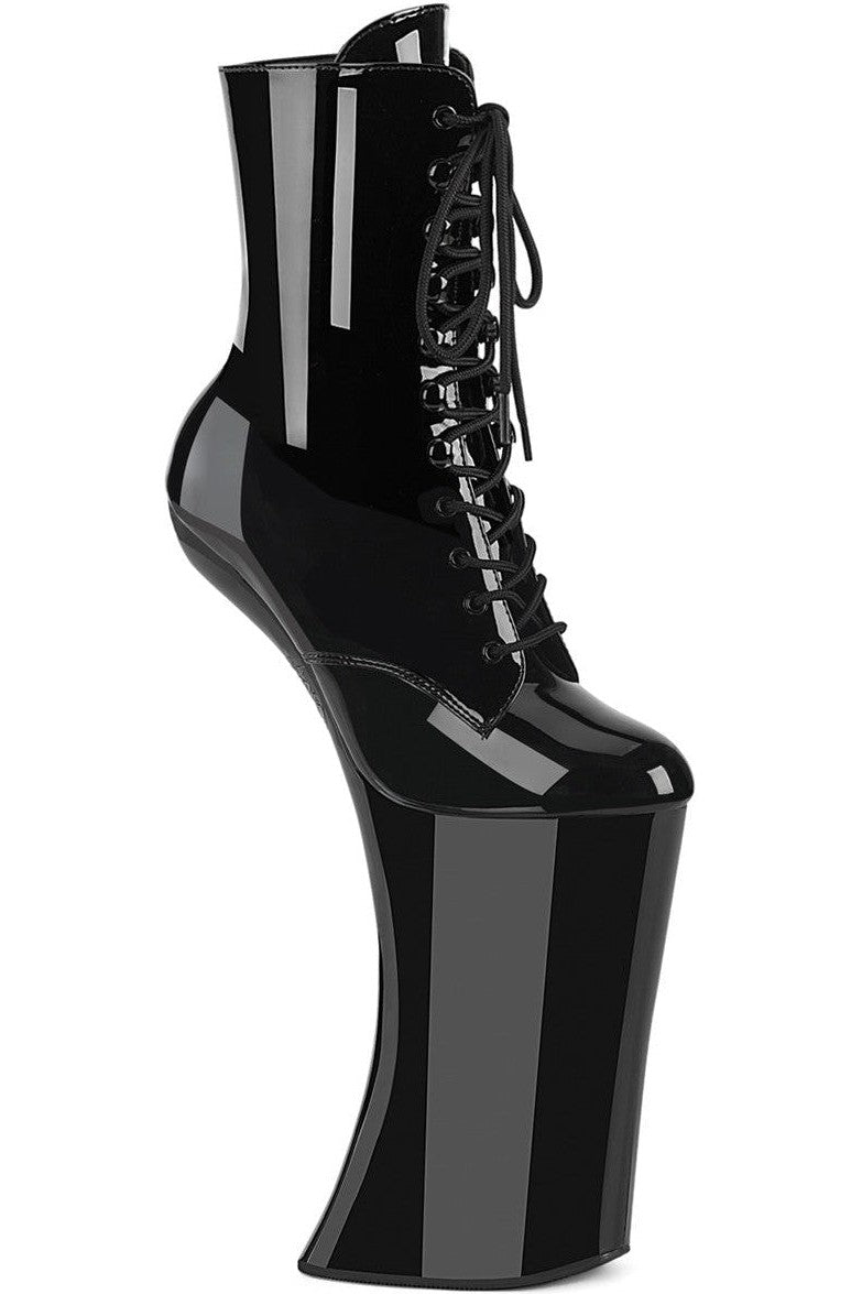 Pleaser Black Ankle Boots Platform Stripper Shoes | Buy at Sexyshoes.com