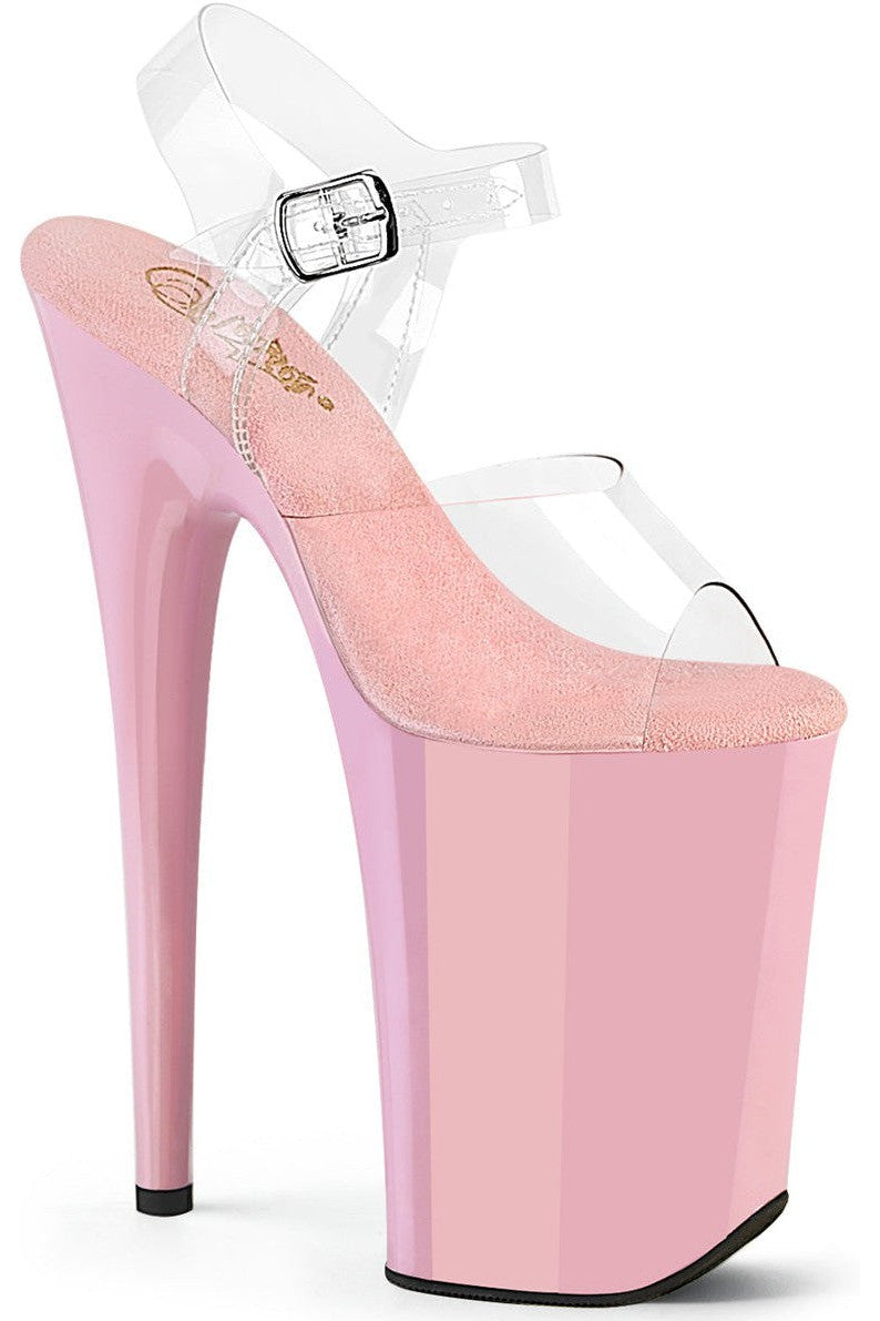 Pleaser Clear Sandals Platform Stripper Shoes | Buy at Sexyshoes.com