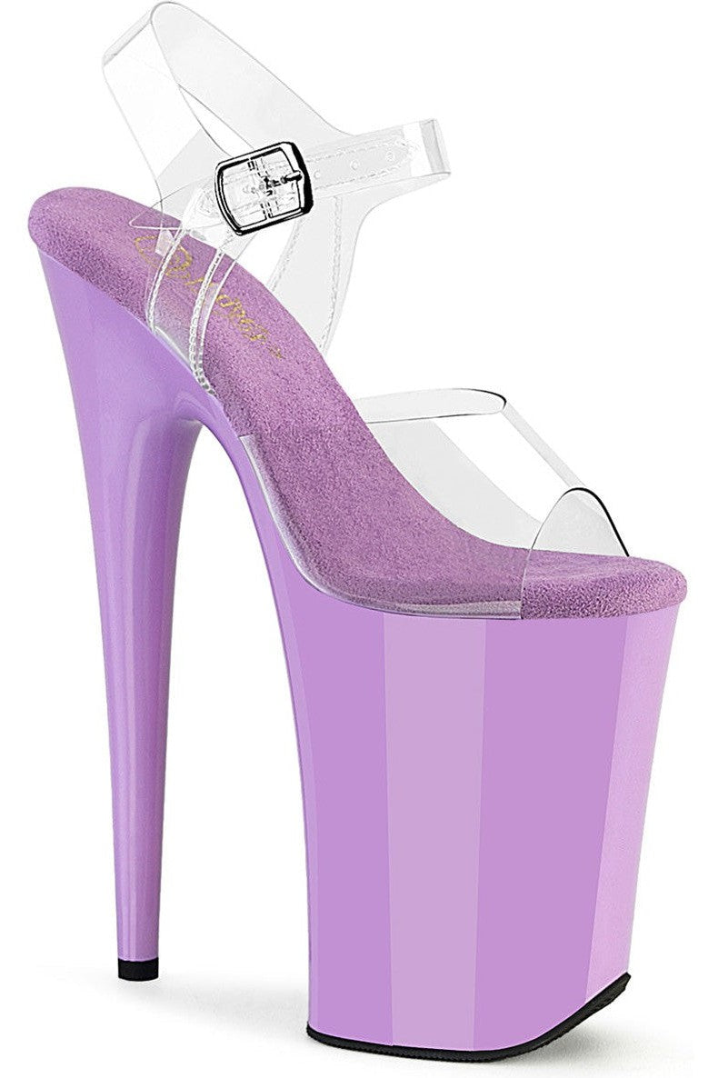 Pleaser Clear Sandals Platform Stripper Shoes | Buy at Sexyshoes.com