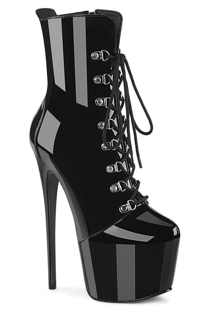 Pleaser Black Ankle Boots Platform Stripper Shoes | Buy at Sexyshoes.com