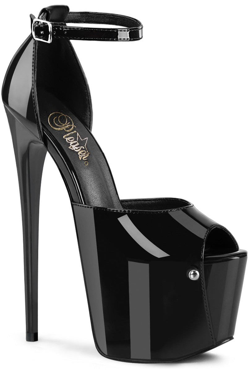 Pleaser Black Sandals Platform Stripper Shoes | Buy at Sexyshoes.com