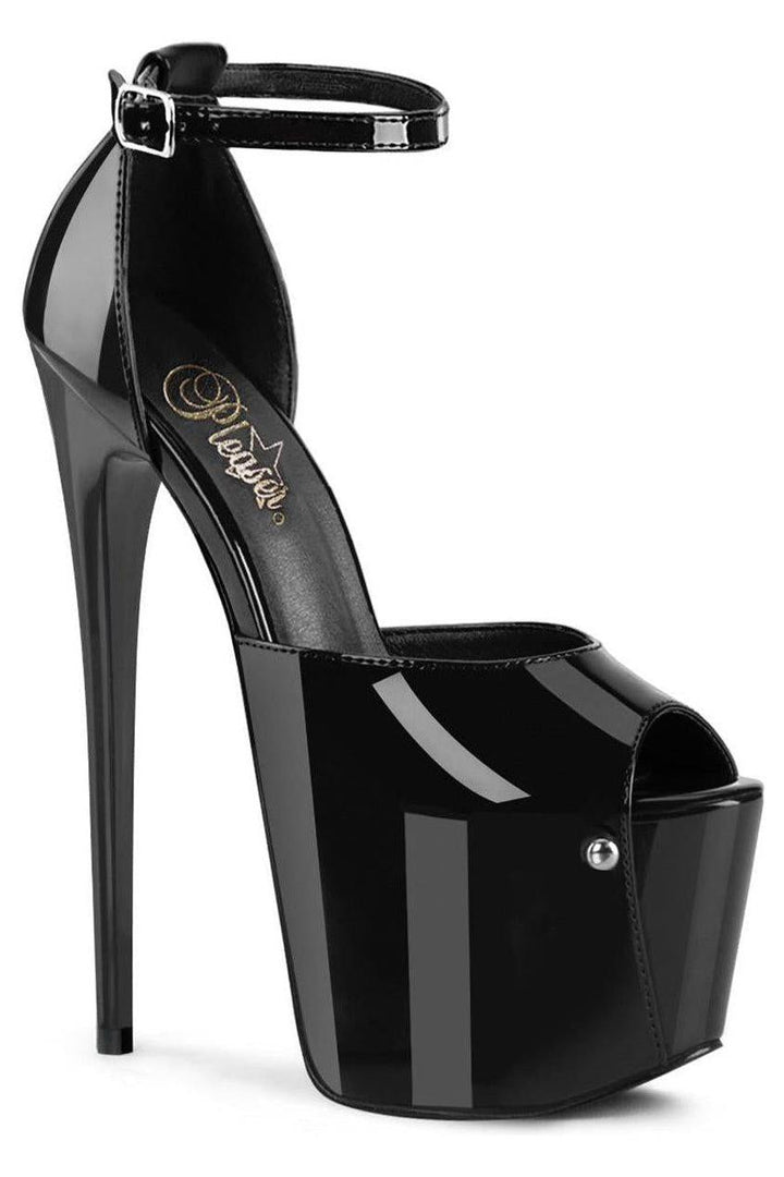 Pleaser Black Sandals Platform Stripper Shoes | Buy at Sexyshoes.com