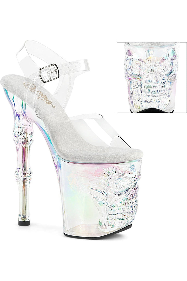 Pleaser Clear Sandals Platform Stripper Shoes | Buy at Sexyshoes.com