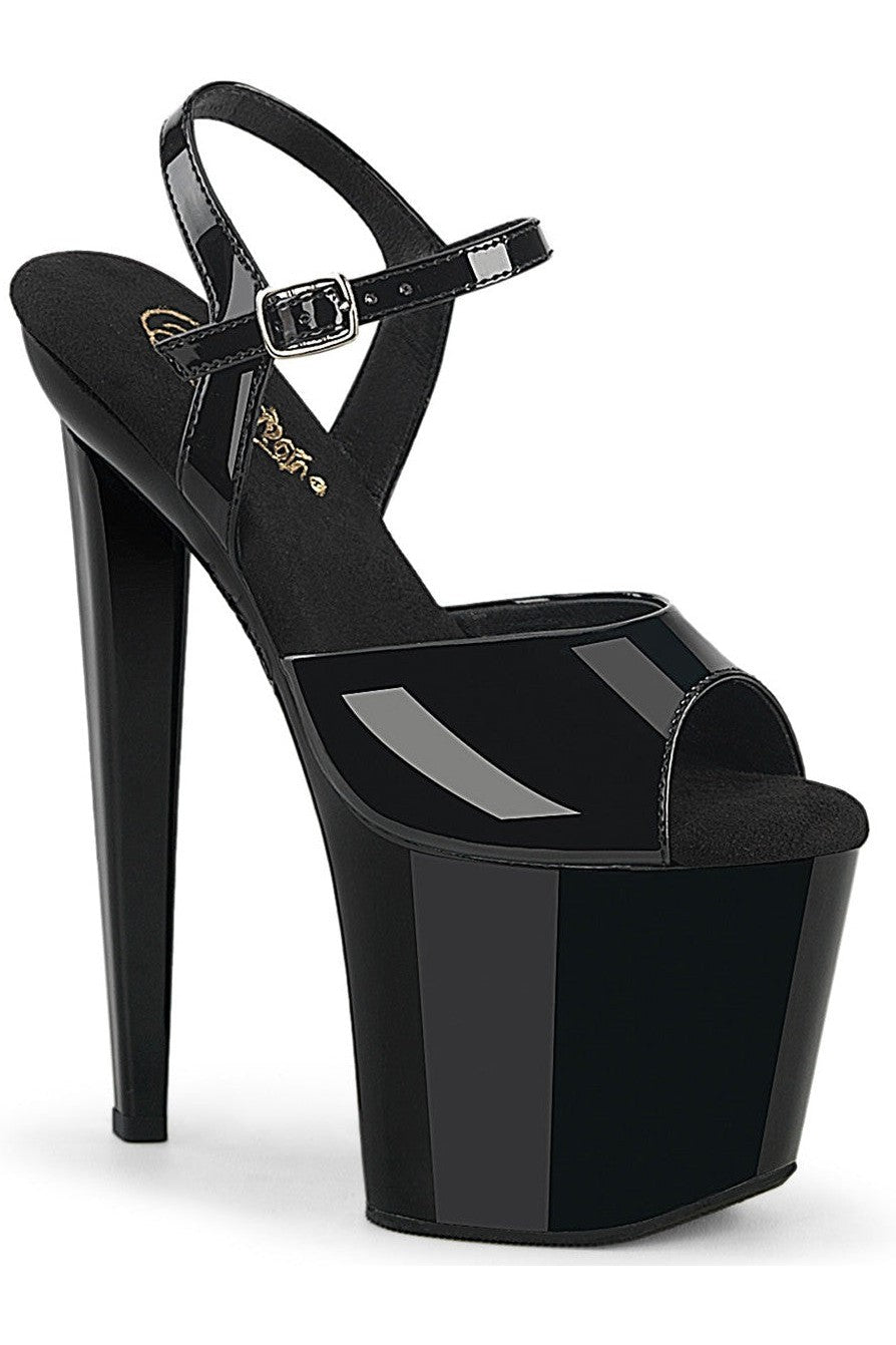 Pleaser Black Sandals Platform Stripper Shoes | Buy at Sexyshoes.com