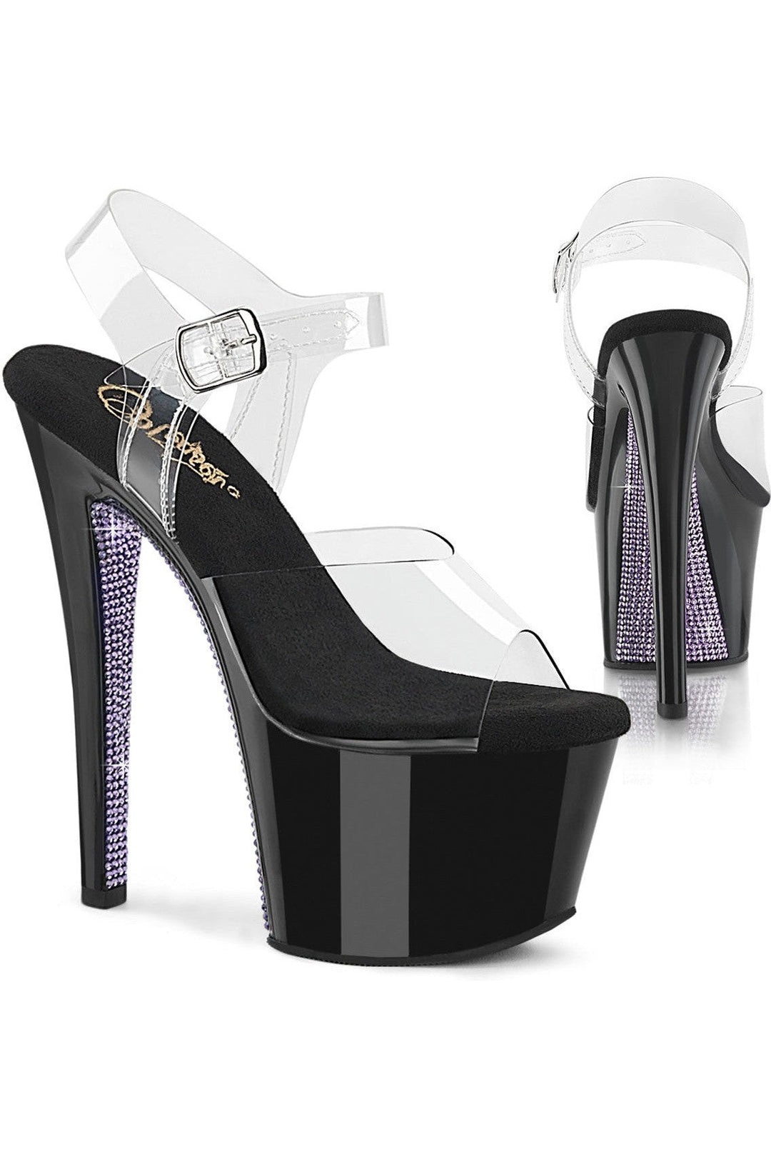 Pleaser Clear Sandals Platform Stripper Shoes | Buy at Sexyshoes.com