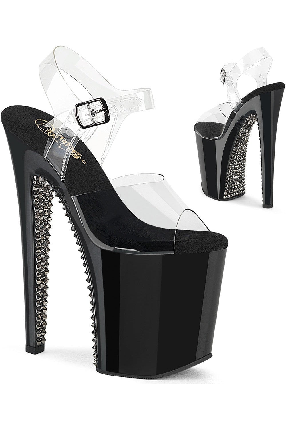 Pleaser Clear Sandals Platform Stripper Shoes | Buy at Sexyshoes.com