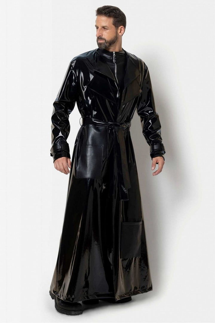 ROLO Vinyl Long Trench Coat