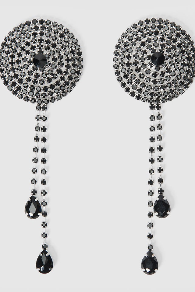 Rhinestone Cone & Dangle Nipple Covers