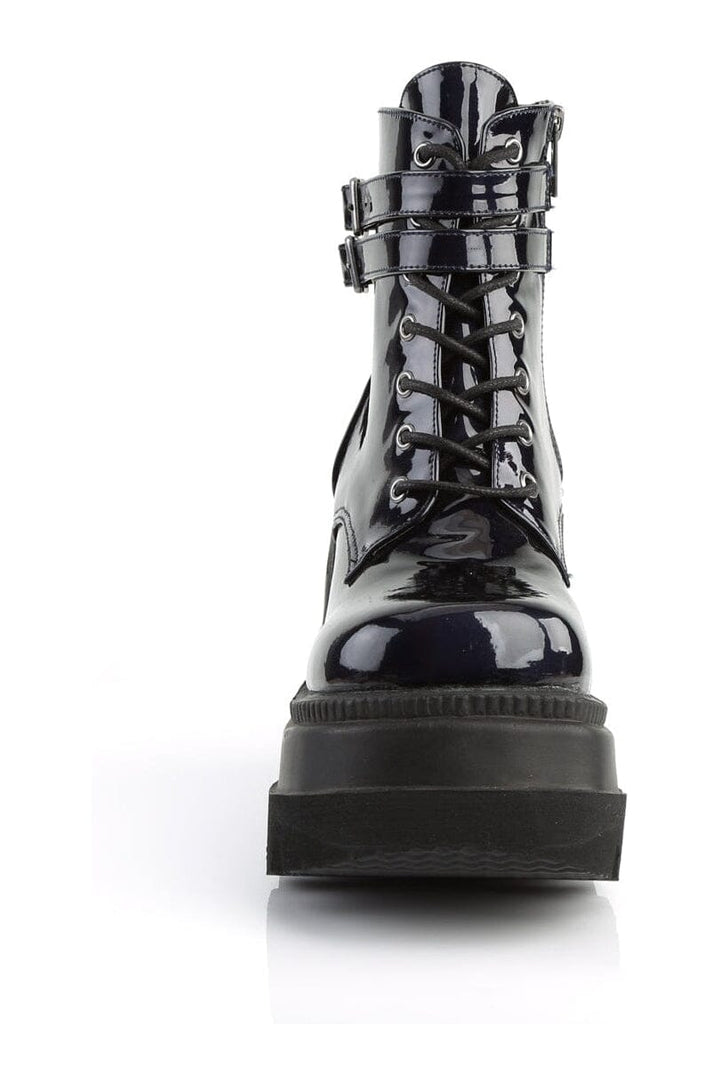 SHAKER-52 Black Hologram Ankle Boot