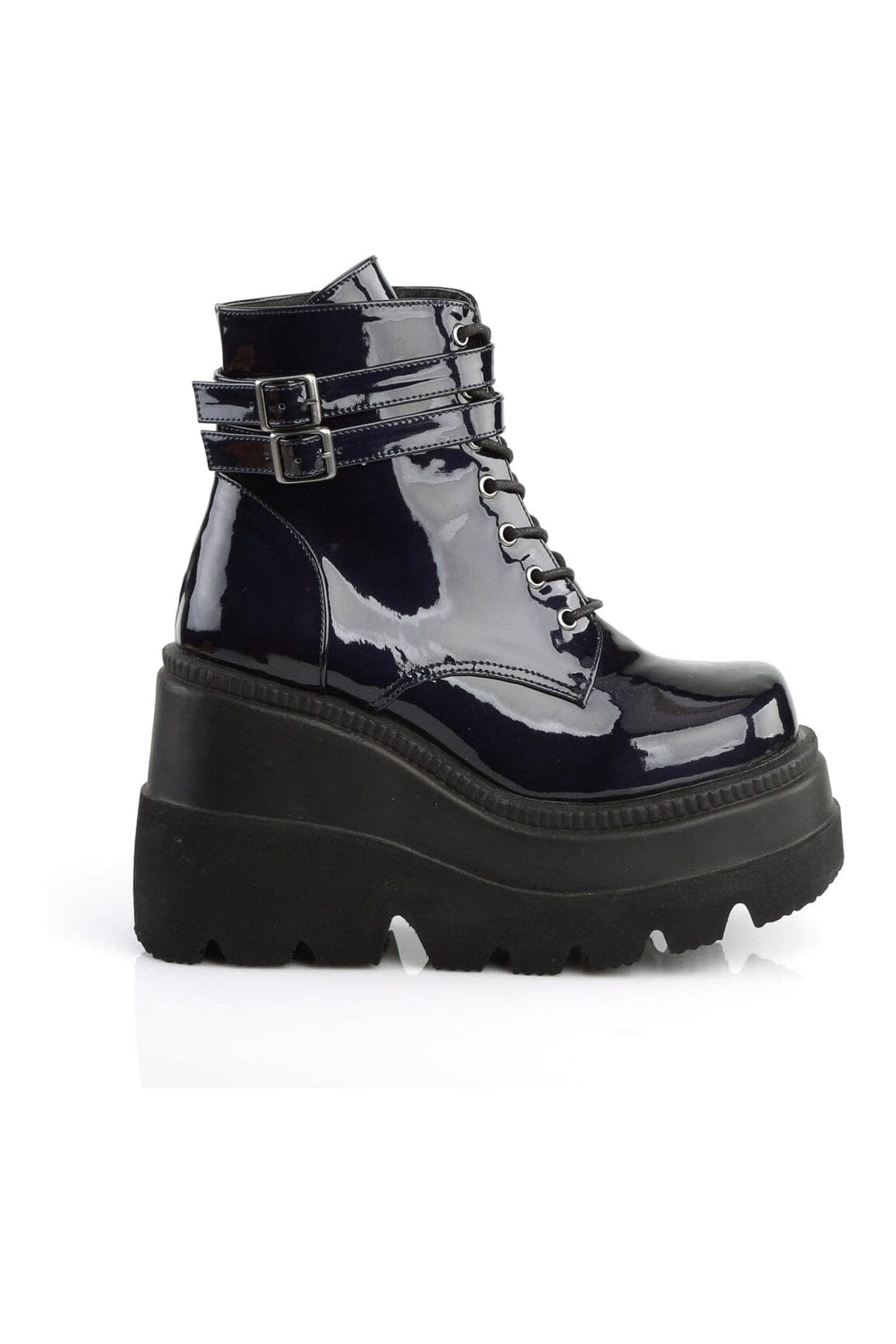 SHAKER-52 Black Hologram Ankle Boot