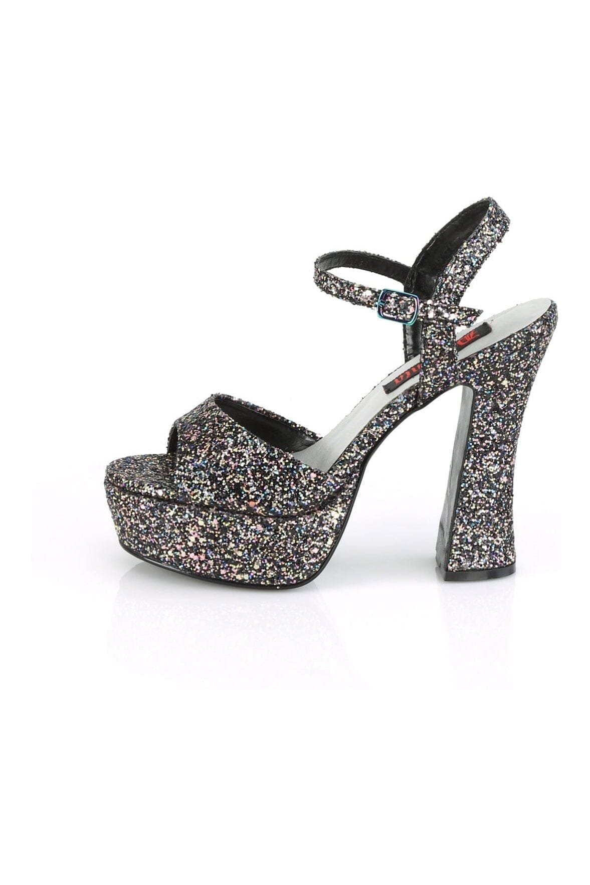 DOLLY-09 Black Multi Glitter Sandals – SHOE ME