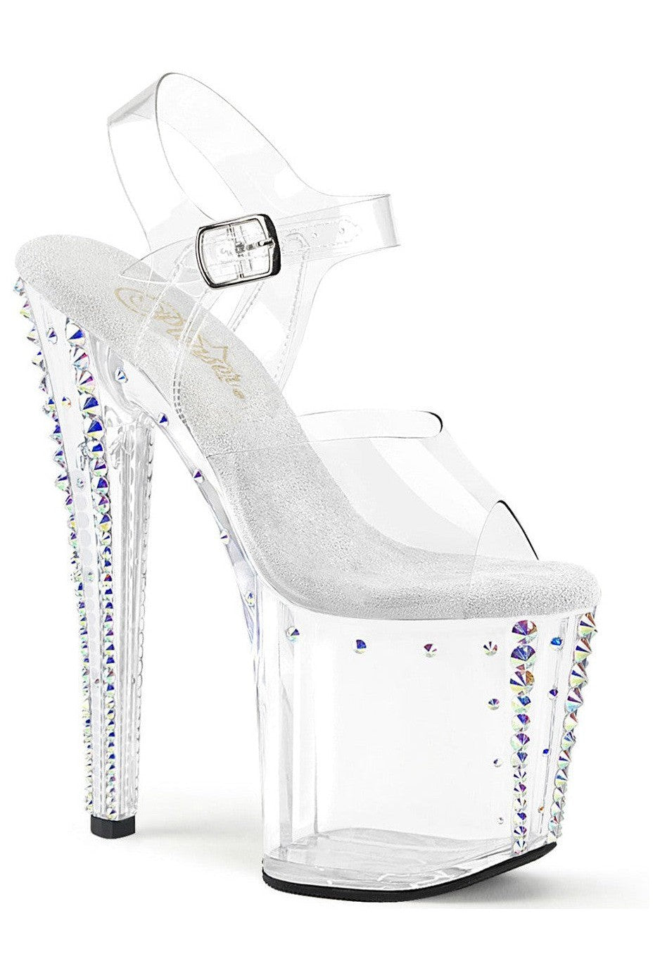 Pleaser Clear Sandals Platform Stripper Shoes | Buy at Sexyshoes.com