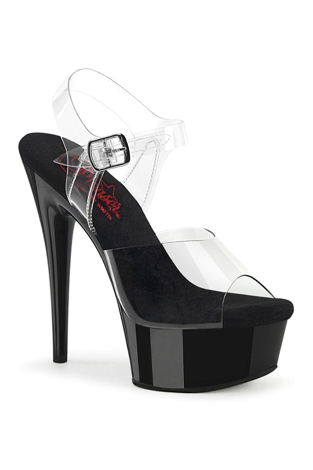 Pleaser Clear Sandals Platform Stripper Shoes | Buy at Sexyshoes.com