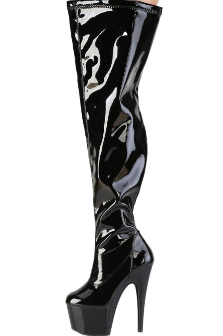 Pleaser Thigh Boots Platform Stripper Shoes | Buy at Sexyshoes.com