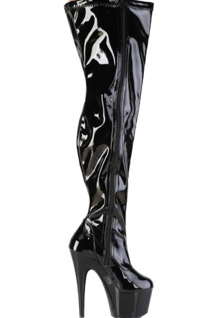 Pleaser Thigh Boots Platform Stripper Shoes | Buy at Sexyshoes.com