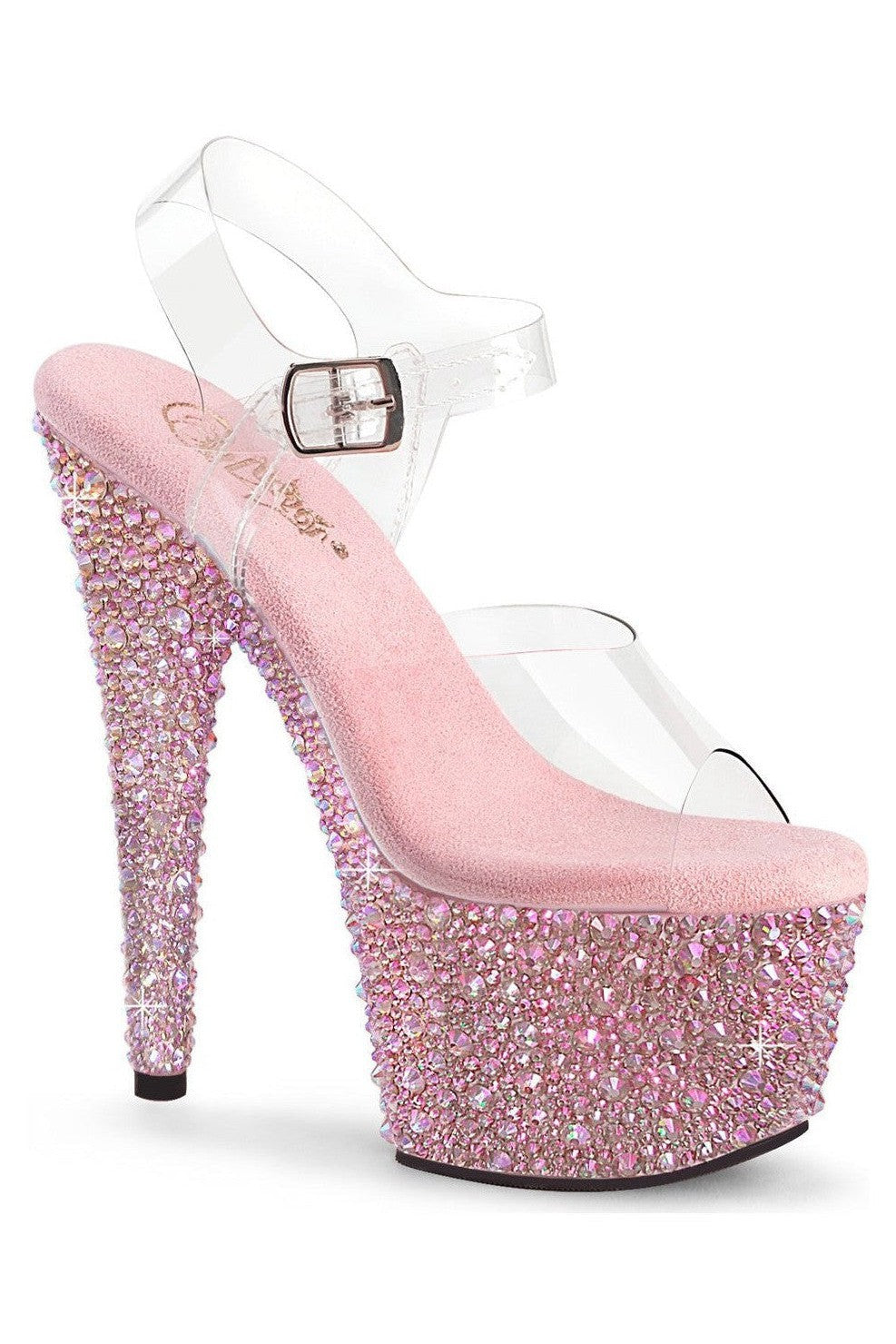 Pleaser Clear Sandals Platform Stripper Shoes | Buy at Sexyshoes.com