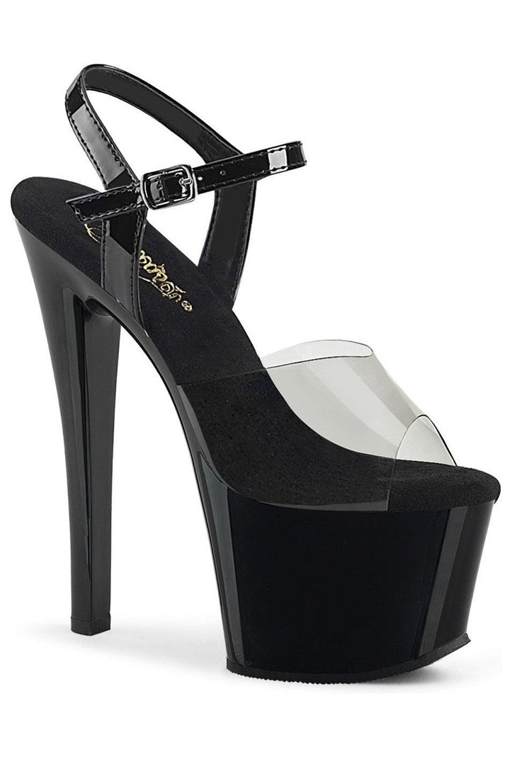 Pleaser Black Sandals Platform Stripper Shoes | Buy at Sexyshoes.com