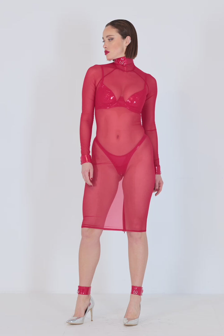 AZIA Mesh Body Dress