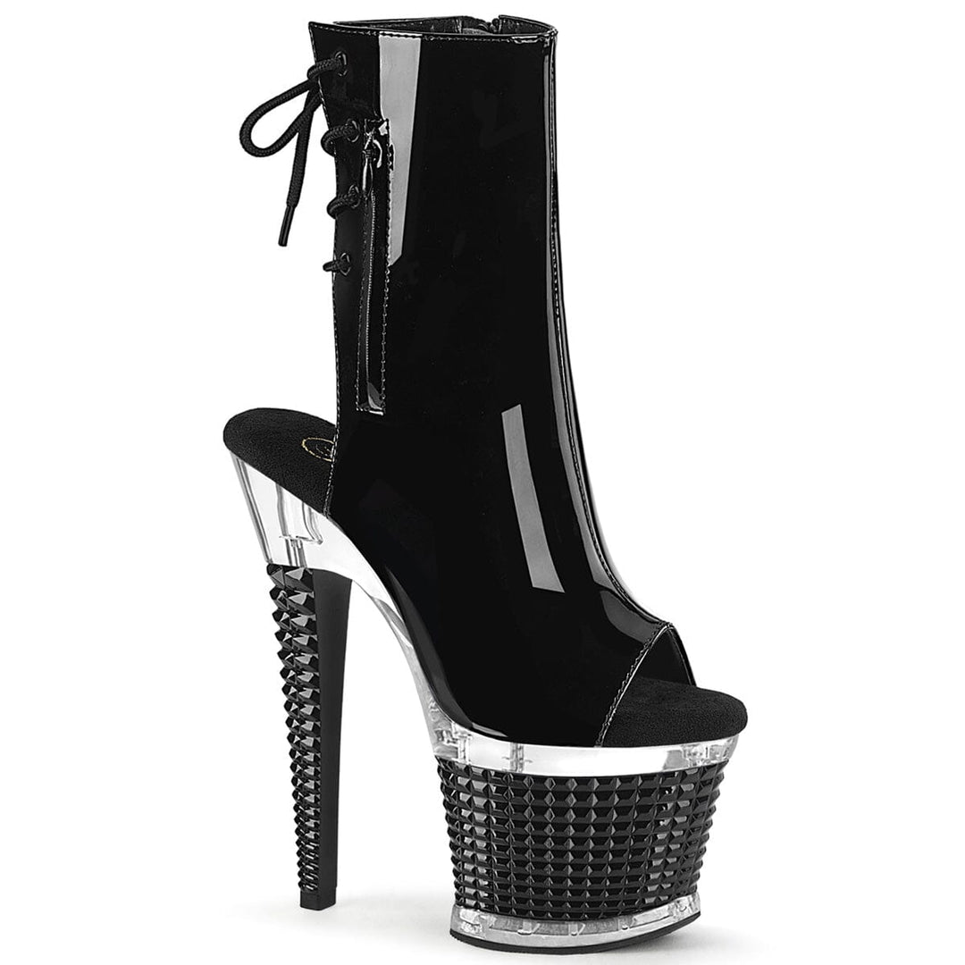 Pleaser Black Ankle Boots Platform Stripper Shoes | Buy at Sexyshoes.com