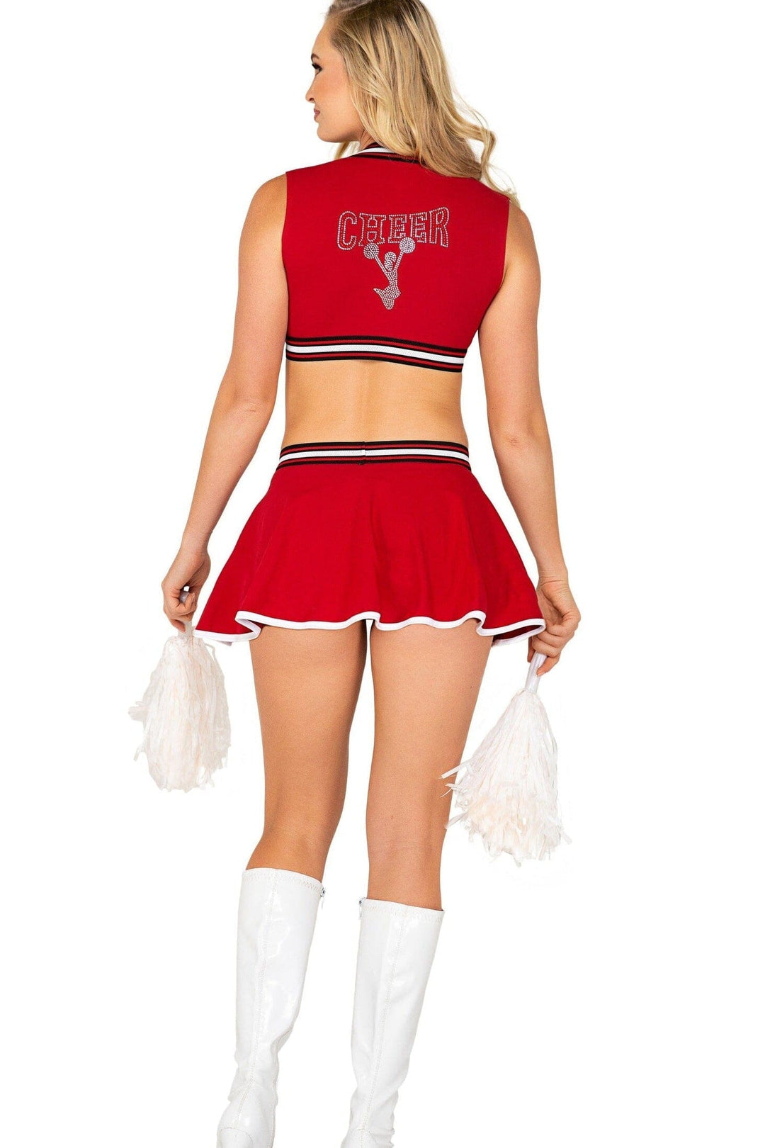 3pc School Spirit-Cheerleader Costumes-Roma Costumes-SEXYSHOES.COM