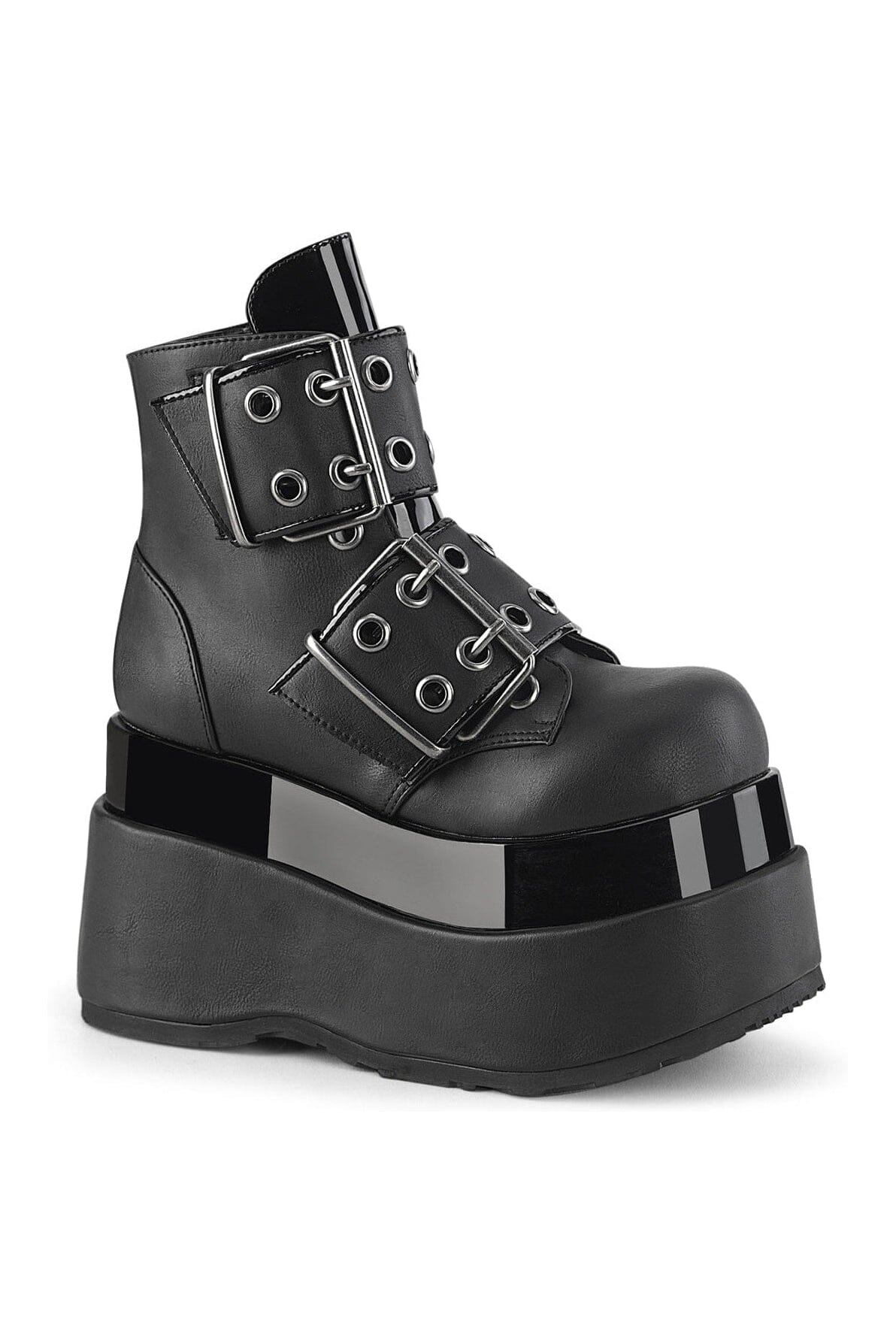 Vegan leather cheap platform boots