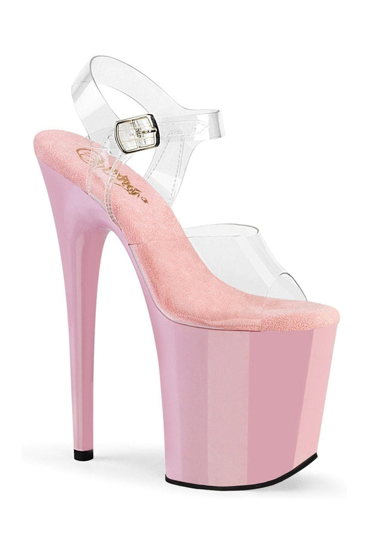 Pleaser Clear Sandals Platform Stripper Shoes | Buy at Sexyshoes.com