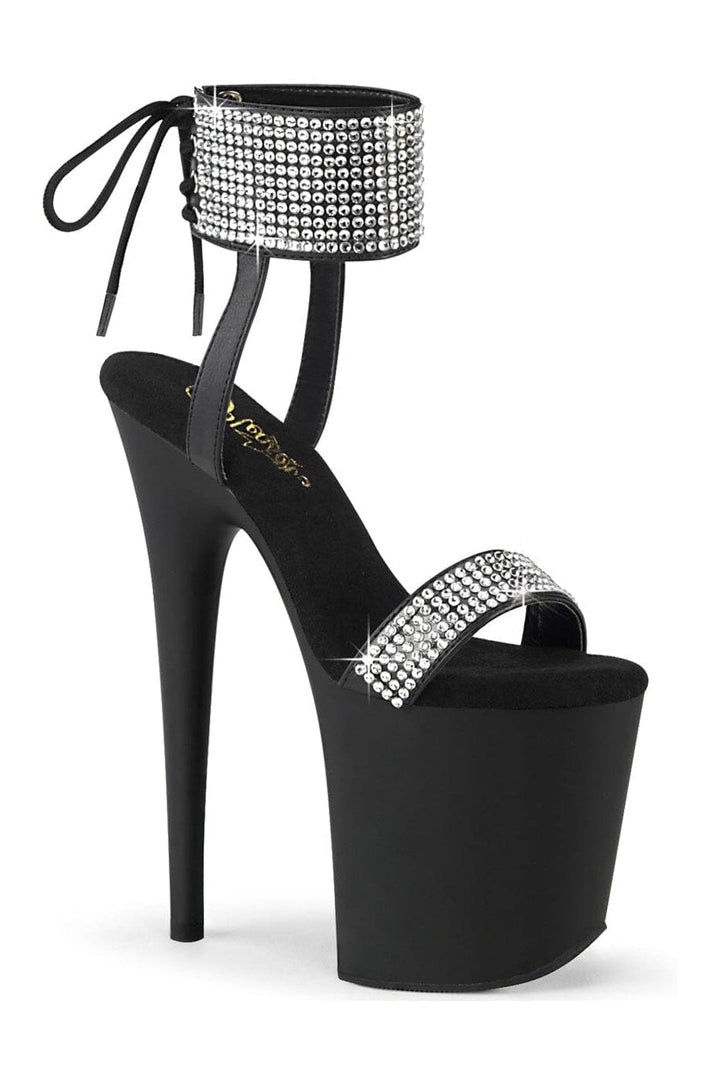 Pleaser Black Sandals Platform Stripper Shoes | Buy at Sexyshoes.com