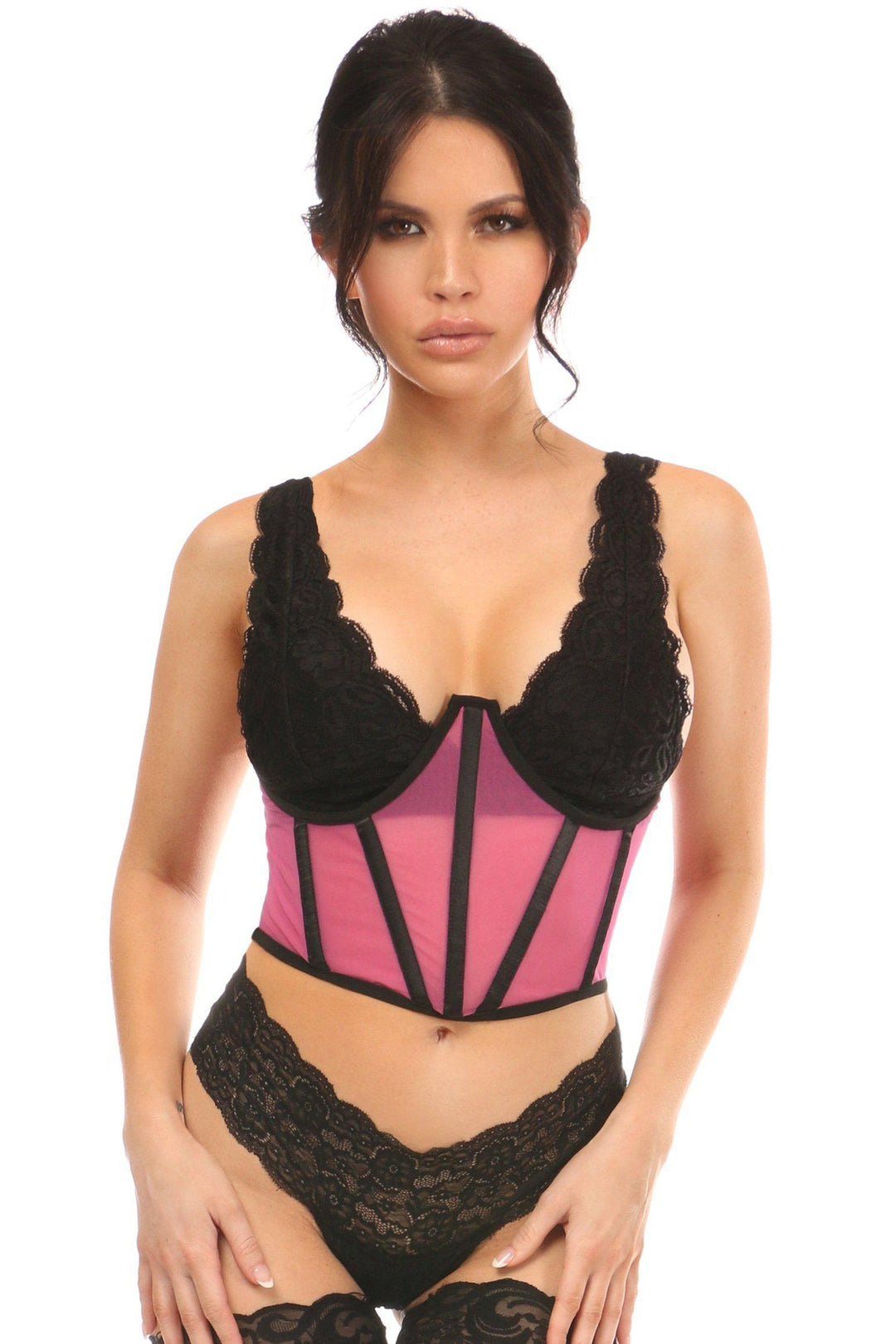 Mesh Open Cup Waist Cincher