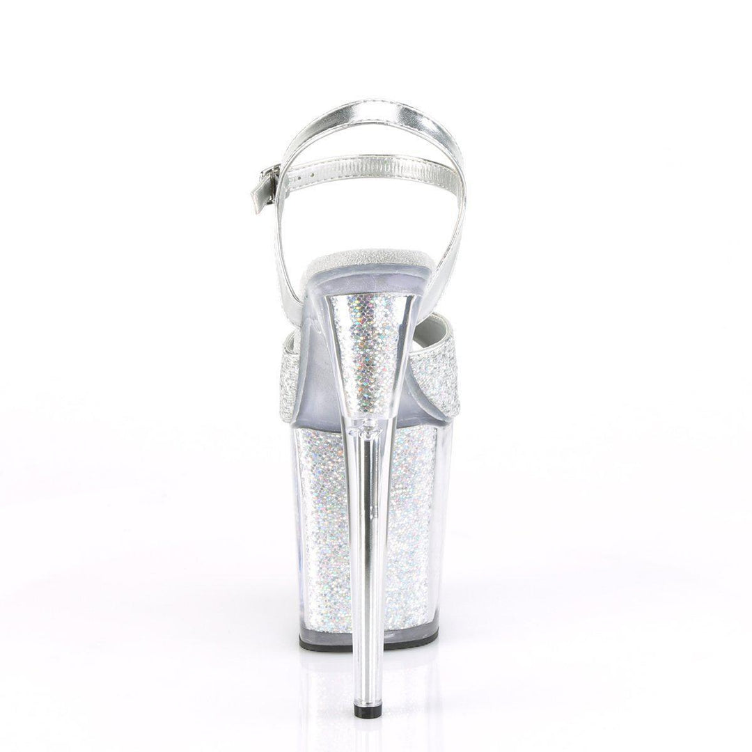 SS-FLAMINGO-810G Exotic Sandal | Silver Glitter-Footwear-Pleaser Brand-Silver-8-Glitter-SEXYSHOES.COM