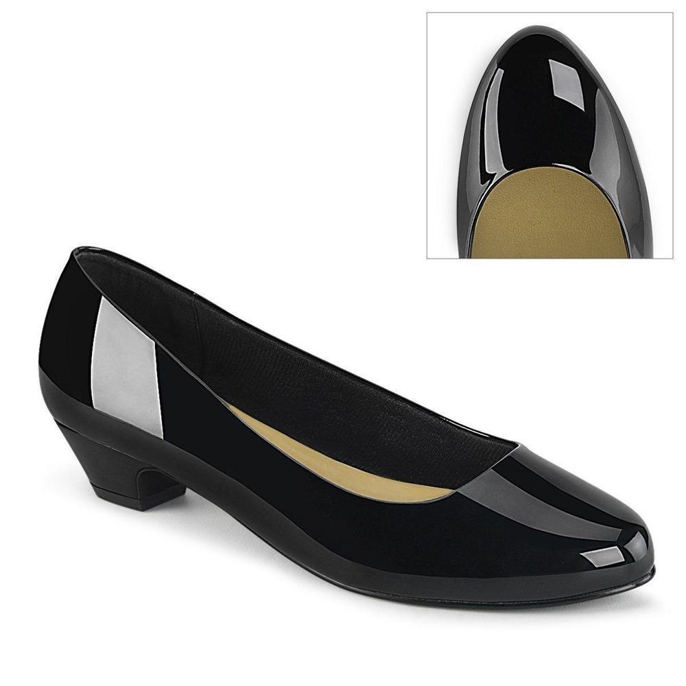 SS-GWEN-01 Pump | Black Patent-Footwear-Pleaser Brand-Black-12-Patent-SEXYSHOES.COM