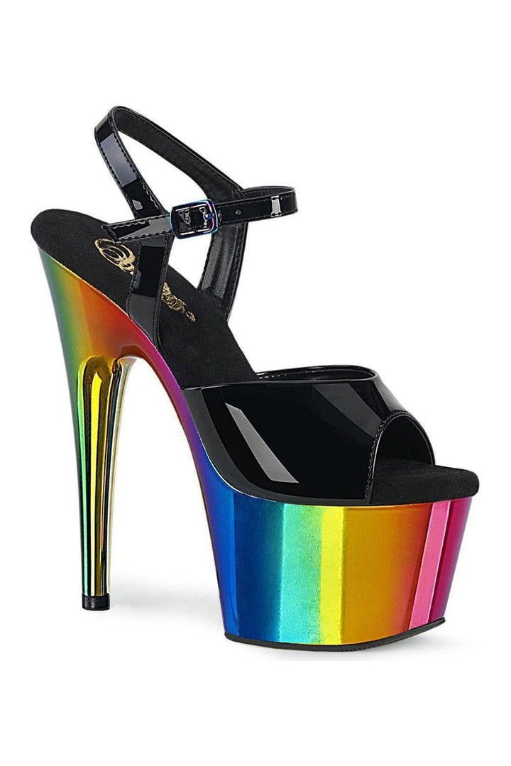 Pleaser Black Sandals Platform Stripper Shoes | Buy at Sexyshoes.com