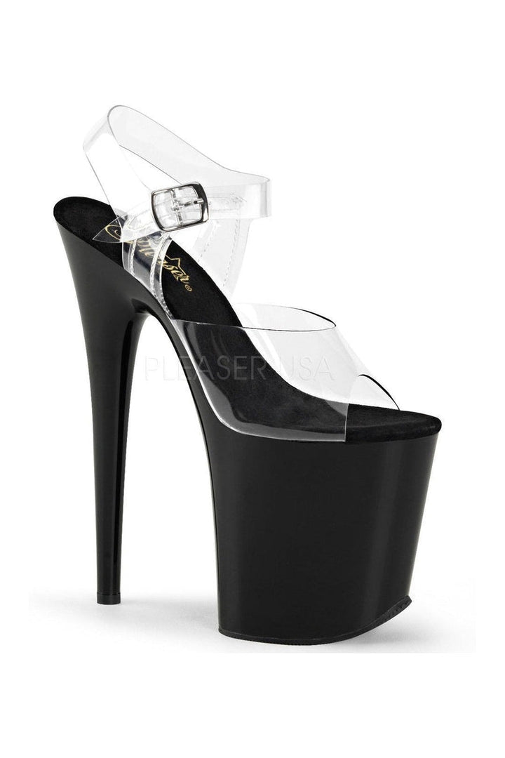 Pleaser Black Sandals Platform Stripper Shoes | Buy at Sexyshoes.com