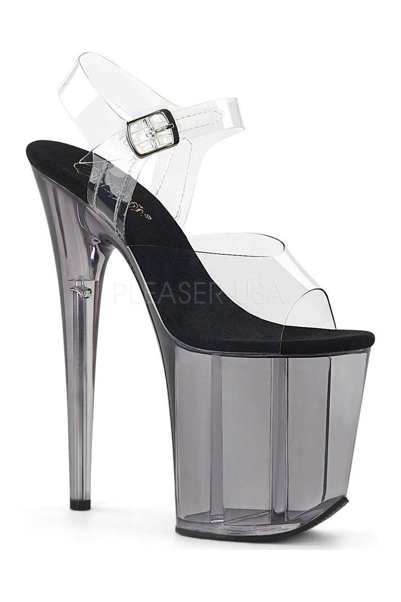 Pleaser Clear Sandals Platform Stripper Shoes | Buy at Sexyshoes.com