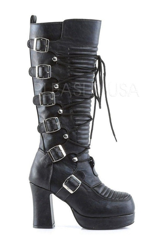 Demonia over the hot sale knee boots